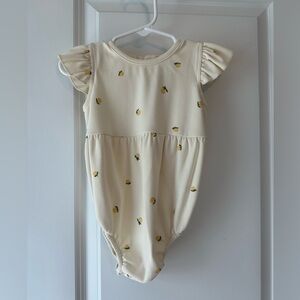 OAT CO ‘Clementine’ Flora Romper (Size 6-12 Months)